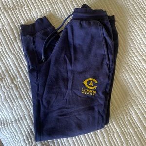 Navy UC Davis Under Armour Jogger Sweatpants